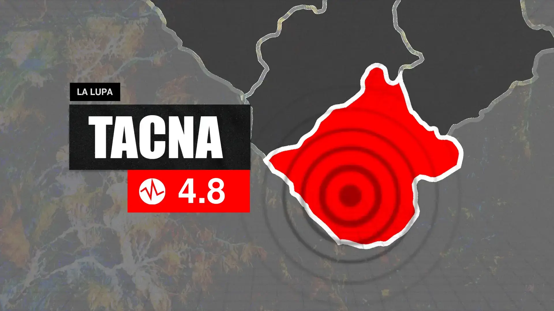 Esta mañana, sismo de magnitud 4.8 sacude Tacna en Tacna, reporta IGP